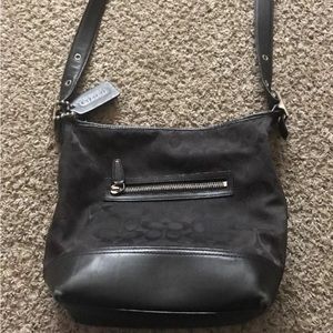 Coach Bleecker Sig Fabric Crossbody Bag